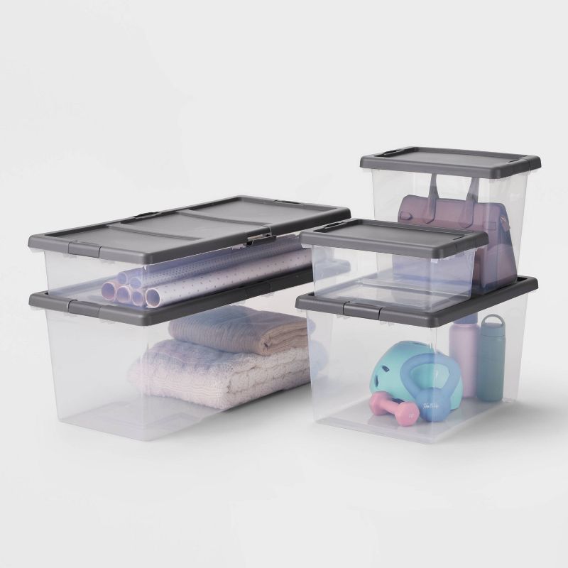 Extra Large Latching Clear Storage Box - Brightroom&#8482;, 5 of 6
