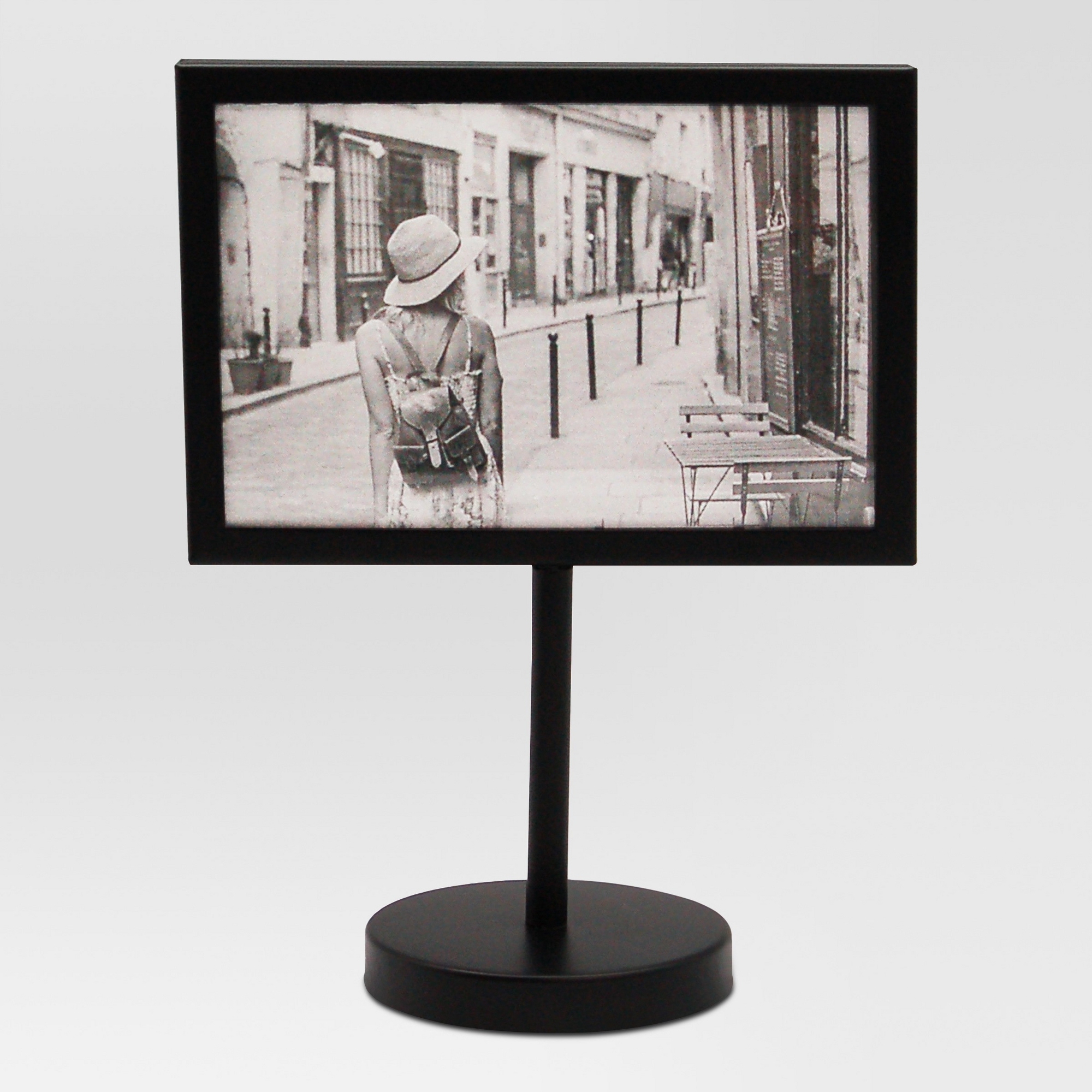 4" x 6" Modern Standing Single Picture Frame Black - Threshold™