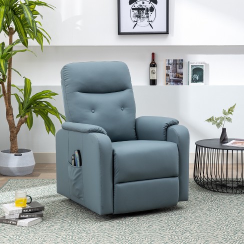 Grey massage recliner hot sale