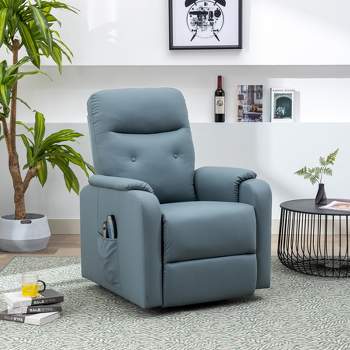 Massage Recliner Electric Lift Chair With Side Bags, Adjustable Massage And Heating Function - ModernLuxe