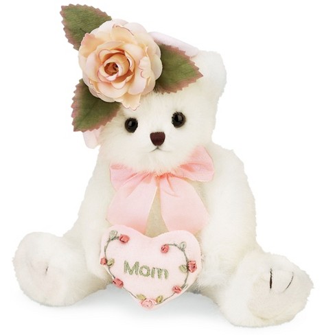 Bearington Mommy Tenderheart White Stuffed Bear, 10 Inch Mommy Teddy Bear - image 1 of 4