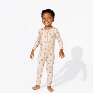 Bellabu Bear Baby Football Bamboo Convertible Footie - 1 of 4