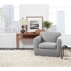 2pc Ultimate Stretch Leather Chair Slipcovers - Sure Fit - 3 of 3