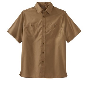 KingSize Short-Sleeve Pocket Sport Shirt - 1 of 4