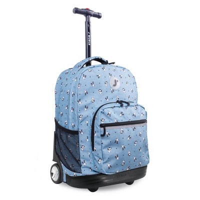 Рюкзаки JWorld J World Sunrise 18" Rolling Backpack - Panda — фото 2