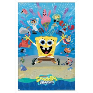 Trends International Nickelodeon Spongebob 25th - Painting Framed Wall Poster Prints - 1 of 4