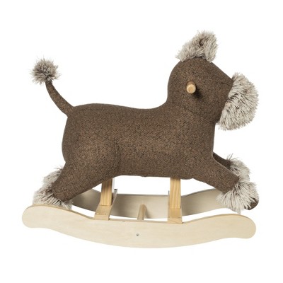 wooden rocking horse target