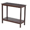 DOMETOUR Acacia Wood Console Table, Entryway Living Longs for Living Room, Indoor Outdoor Furniture - 4 of 4
