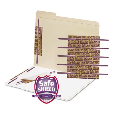 Smead SafeSHIELD Fasteners 2" Capacity Purple 50/Box 68216