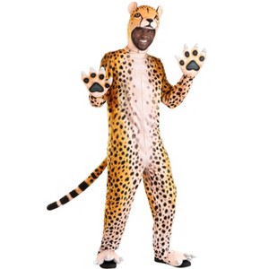 HalloweenCostumes.com Cheerful Cheetah Adult Costume | Animal Costumes - 1 of 4