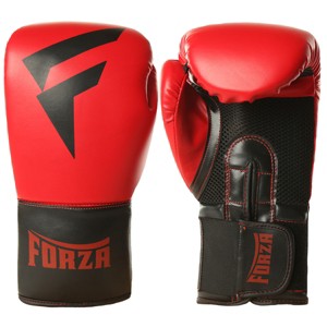 Forza Sports Vinyl Boxing Training Gloves - Red/Black - 1 of 2