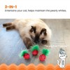 Catstages Straw-Babies Dental Mesh Catnip Cat Plush Toy - Pink - 4 of 4