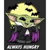 Men's Star Wars: The Mandalorian Halloween Grogu Vampire Costume Always Hungry T-Shirt - 2 of 4