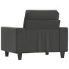 vidaXL Dark Grey Sofa Chair with Comfortable Microfiber Upholstery, Modern Design, Easy Clean Fabric, and Ample Seat Space - 4 of 4