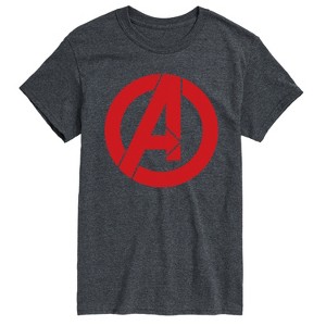 Men's - Marvel - Avengers A Logo Short Sleeve Graphic T-Shirt - 1 of 4