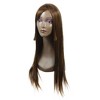 Unique Bargains Women Human Hair Wigs 30" with Wig Cap - 2 of 4