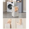 VASAGLE Tall Bathroom Cabinet with Laundry Basket, Removable Laundry Basket with Handles, Compartment with Door, Linen Tower - 3 of 4