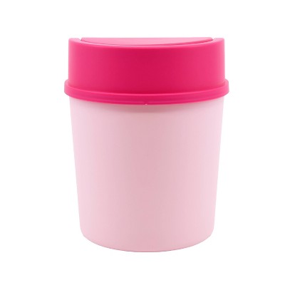New View Vanity Mini Trash Can Pink
