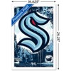 Trends International NHL Seattle Kraken - Maximalist Logo 23 Framed Wall Poster Prints - 3 of 4
