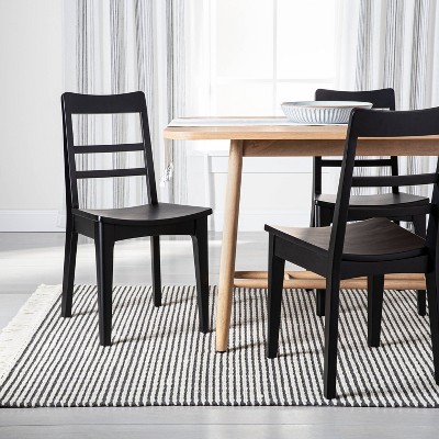 2pk Wood Ladder Back Dining Chair Set - Hearth & Hand™ with Magnolia