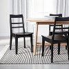 2pk Wood Ladder Back Dining Chair Set - Hearth & Hand™ with Magnolia - 2 of 4