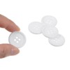 Unique Bargains Sewing Resin Round Flat 4-Hole Replacement Craft Buttons 20 Pcs - 4 of 4
