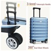 3-Piece Hardshell Luggage Set with Spinner Wheels, ABS+PC Lightweight & DurableTravel Suitcase (20/24/28 Inch) - ModernLuxe - 3 of 4