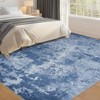 Abstract Machine Washable Rug with Non Slip Backing Ultra-Thin Non Shedding Stain Resistant Indoor Carpet for Living Room Bedroom Dining Room - 2 of 4