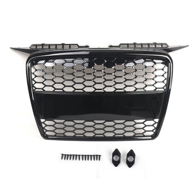 1 Set Abs Car Grille A3 (04-08) Honeycomb Bright Black Grille European And American Style Gz.A Ad-Lk A3Rs3-38