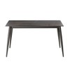 NicBex 55.12" Modern Artificial Stone Dining Table with Metal Leg for 6 People Kitchen Table for Kitchen, Dining Room - 3 of 4