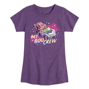Girls' - Mattel - My Boo Crew Racecar Fitted Short Sleeve Graphic T-Shirt - 1 of 3