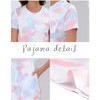 cheibear Women's Tank Crew Neck Soft Lounge Sleeping Pullover Pajama Dress Nightgown - 4 of 4
