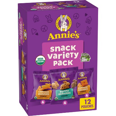 Annie's Homegrown Variety Snack Pack - 12ct