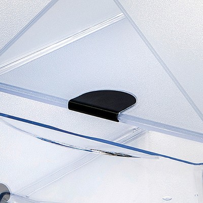 Clear Polystyrene 6" Stackable Desk Drawer Organizer Cube