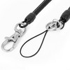 Unique Bargains Phone Plastic Elastic Spiral Coil Strap Rope Lanyard Keychain Black - 4 of 4