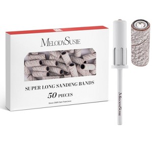 MelodySusie Super Long Sanding Bands with 6.65mm Crystal Mandrel Bit - 50 Pcs - 1 of 4