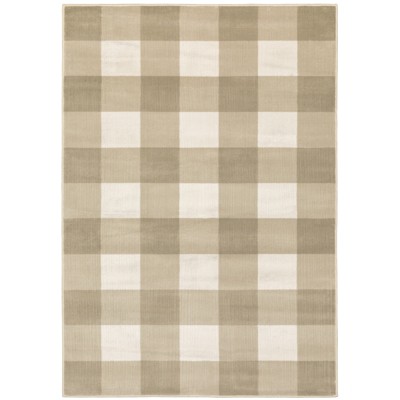 Oriental Weavers Georgia 678A0 Beige/ Ivory Indoor Area Rug - 7'10" x 10'