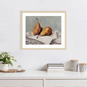Amanti Art Pair of Pears II by Marian Parsons Framed Wall Art Print - 1 of 4