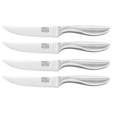 Farberware 4pc Laguiole Steak Knife Set White/silver : Target