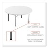Alera Round Plastic Folding Table, 60" Diameter x 29.25h, White - 4 of 4