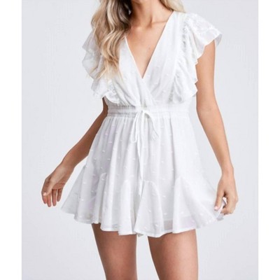 Women's Ruffle Romper - The Clothing Company