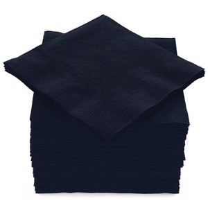 SparkSettings Beverage Napkins, 5” x 5” 2 Ply Paper Napkins, Pack of 100 - 1 of 4