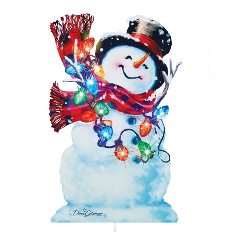 LED Lighted Frosted Pine Tabletop Tree | Collections Etc
