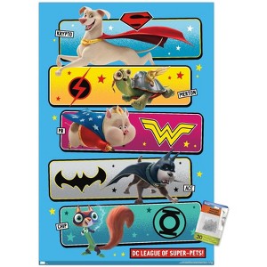 Trends International DC Comics Movie DC League of Super-Pets - The Pets Unframed Wall Poster Prints - 1 of 4
