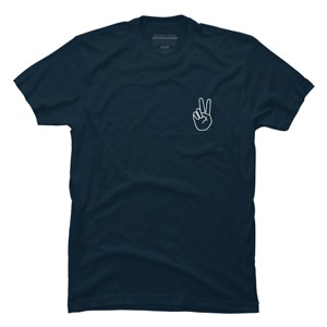 Men's Design By Humans peace By desiredesign T-Shirt - 1 of 4