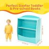 Toy Bookshelf & Storage Organizer, Playroom Toy Organizer & Storage, 2 Tier Wood Toy Storage Organizer for Kids Rooms, Living Room, Bedroom - 2 of 4