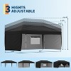 3x6 Meter Instant Canopy Tent, UV Protection Beach Shelter with Sandbags & Wheeled Case, Portable Event Tent for Camping, Outdoor Parties - 4 of 4