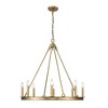 Z-Lite Barclay 8 - Light Chandelier in  Matte Black - 4 of 4