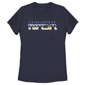 Women's NASA Desert Landscape Logo T-Shirt - 1 of 4