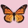 Girl's Lost Gods Monarch Butterfly Portrait T-Shirt - 2 of 4